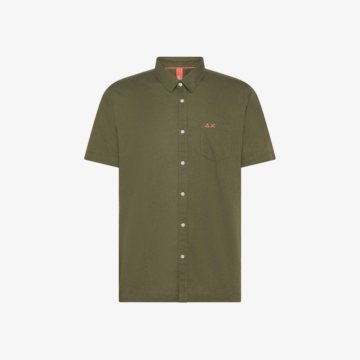 Sun68 Camicia uomo shirt linen beach s/s