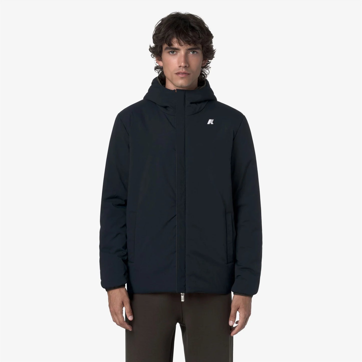 K-WAY jack st reversible capospalla uomo caldo Reversibile con Design Impermeabile K6128VW B3A