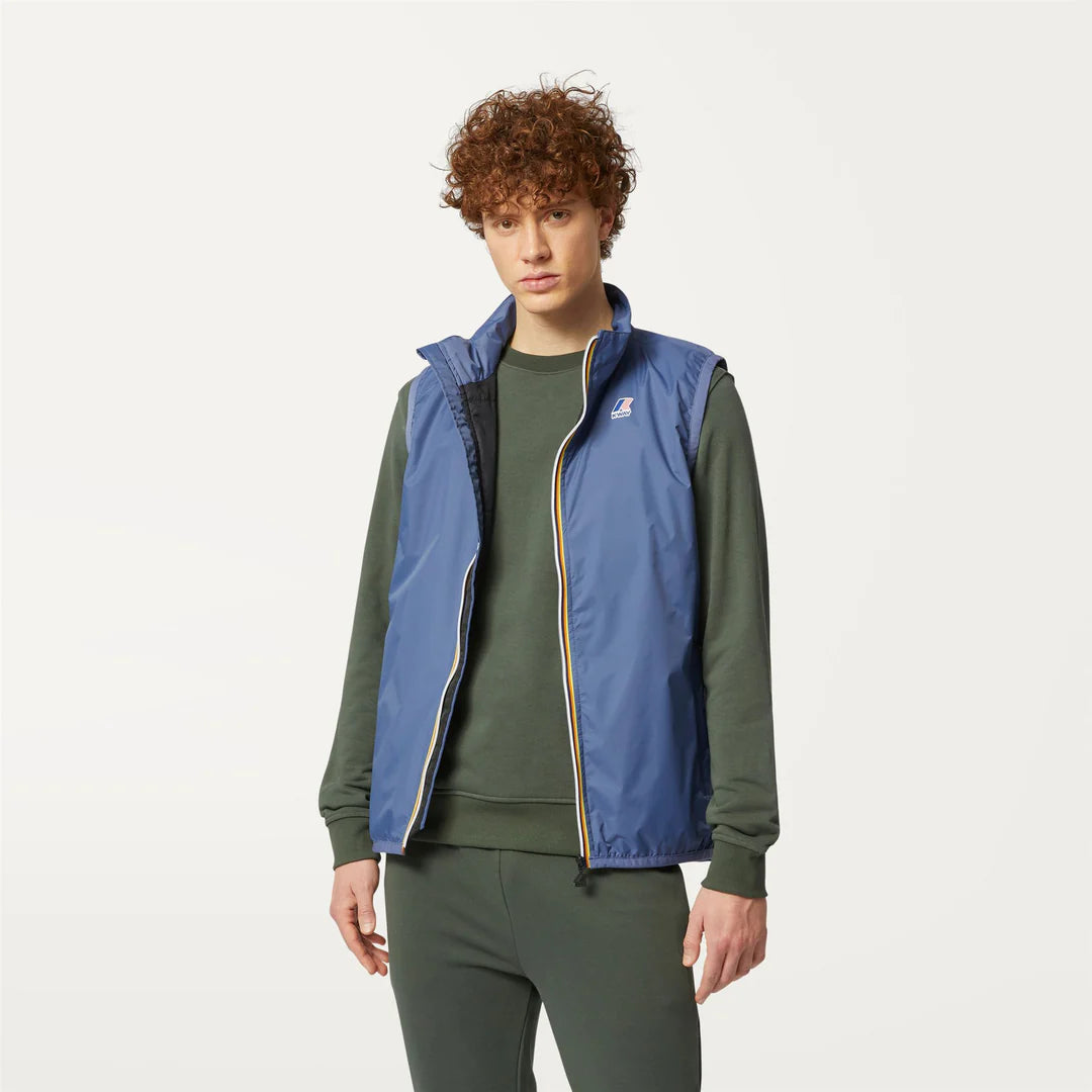 K-WAY felpa uomo Felpa in Pile Unisex Verde Scuro per Abbigliamento Urbano - Le vrai auguste poly cotton