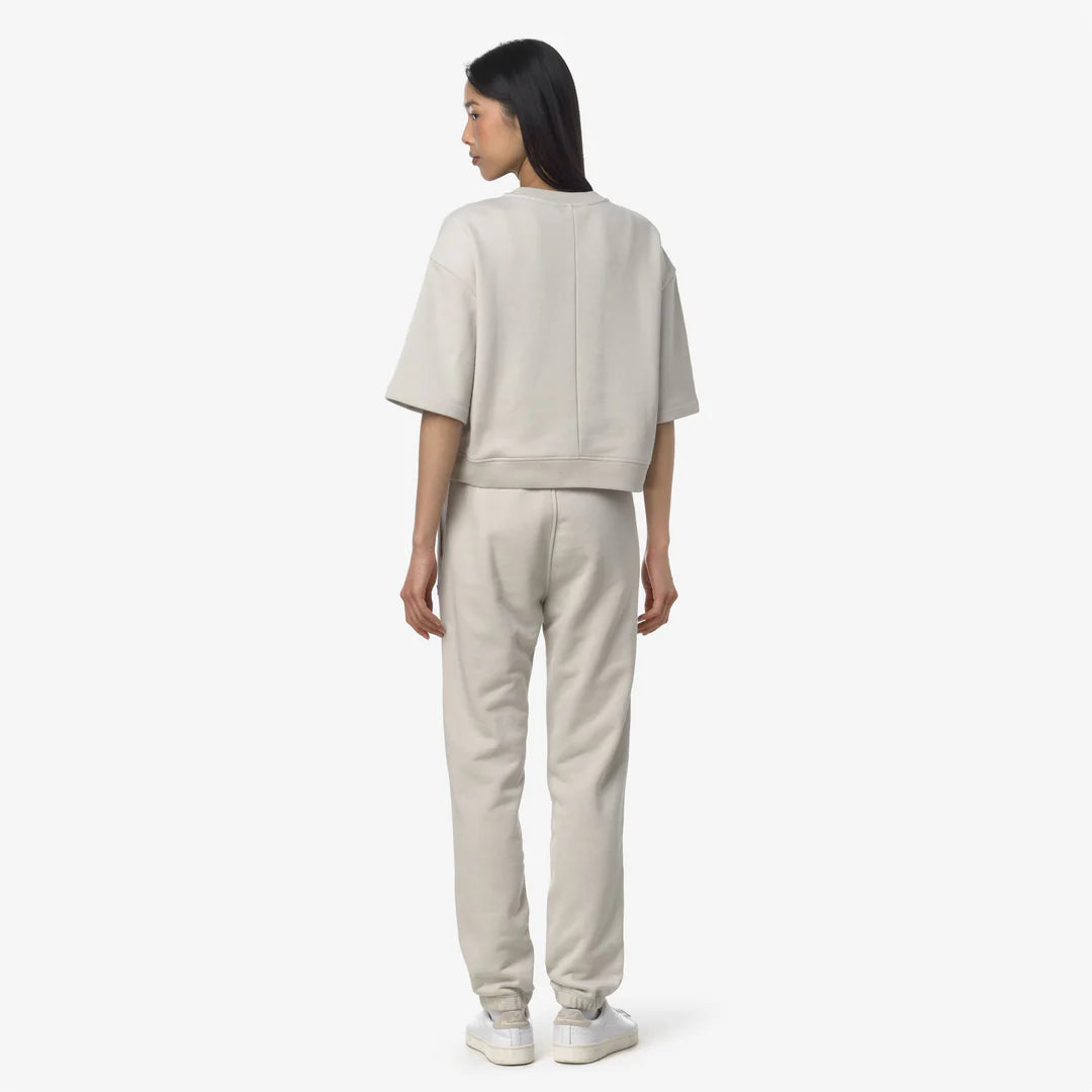 K-WAY Pantaloni in felpa donna Sportivi Athleisure Donna con Vita Regolabile