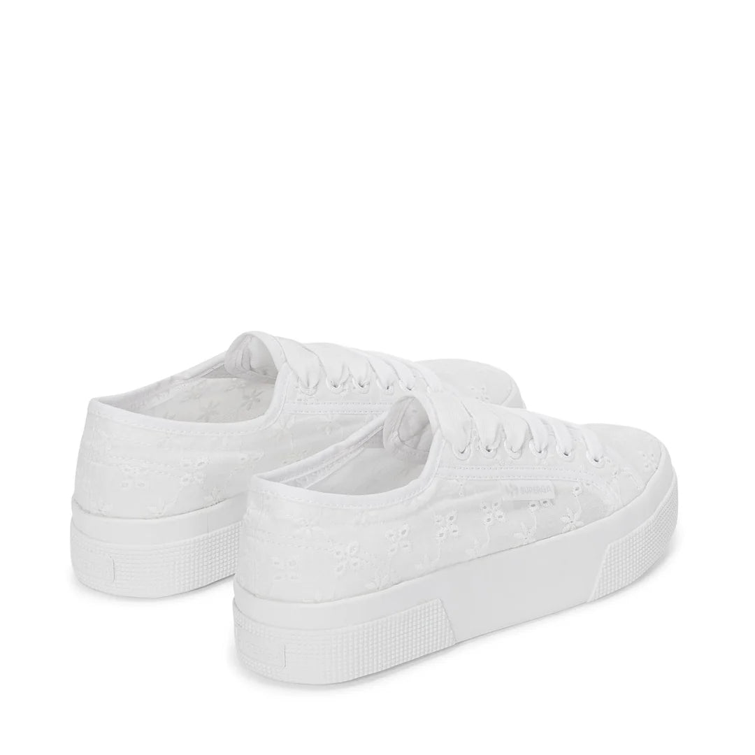 Superga scarpa donna Sneakers con Zeppa Floreali Bianche da Donna per Tempo Libero
Flower Sangallo 2740