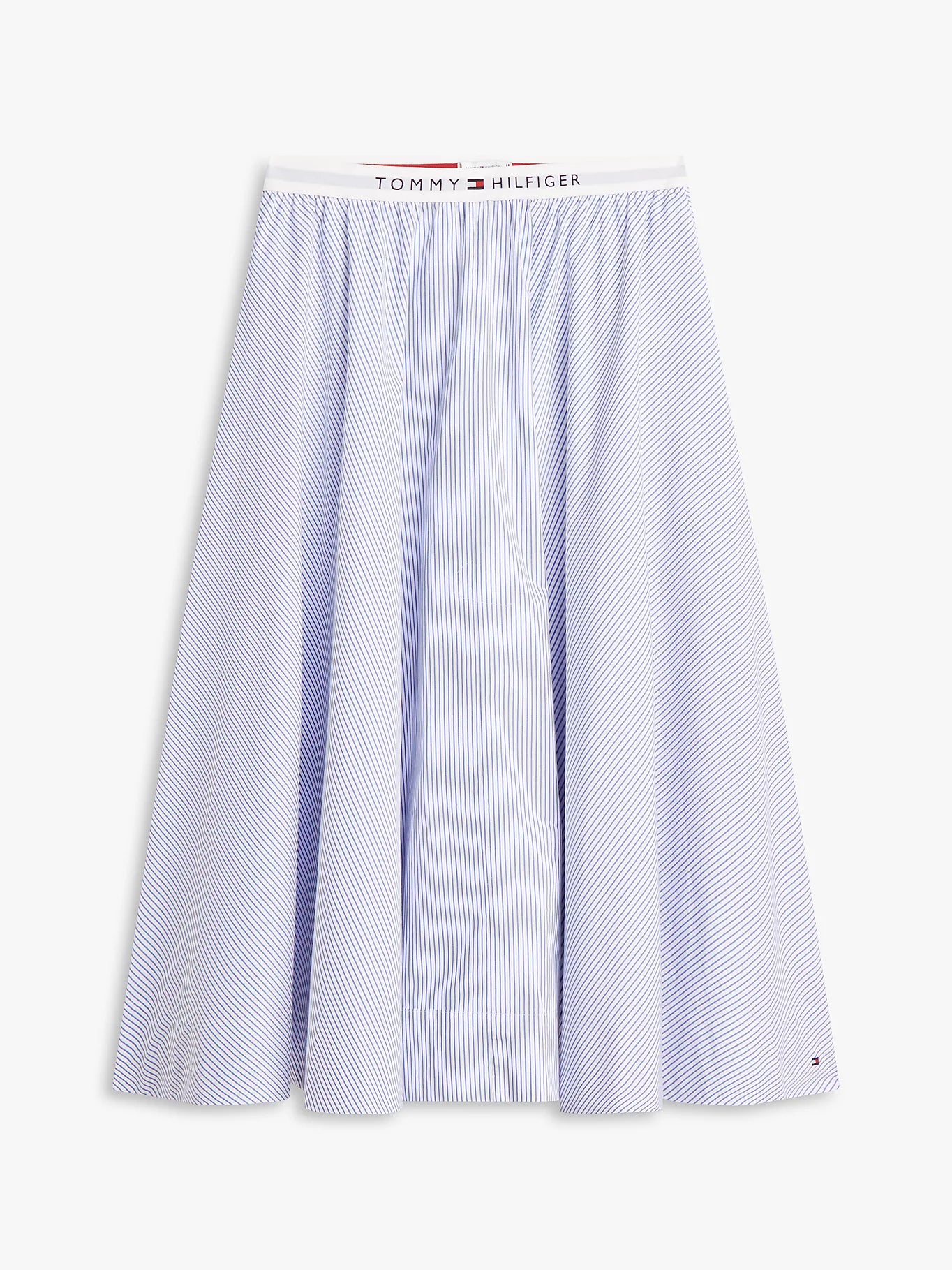 gonna Tommy Hilfiger dettaglio bandierina ricamata fondo