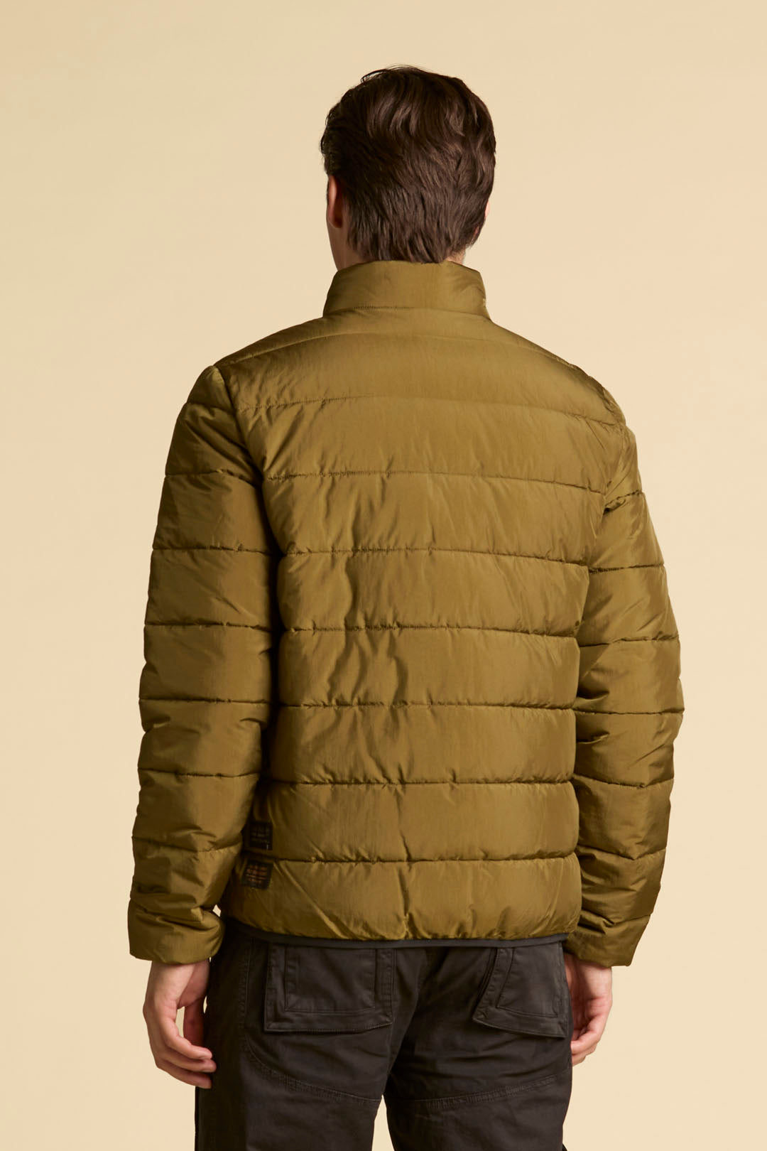 Aeronautica Militare Giubbino uomo in nylon crinkle cangiante