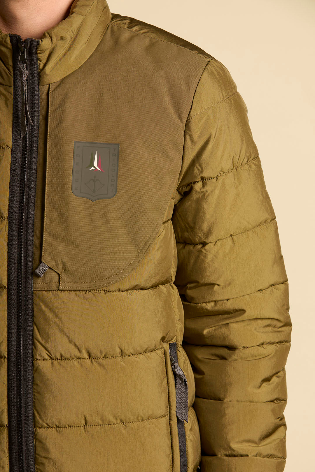 Aeronautica Militare Giubbino uomo in nylon crinkle cangiante