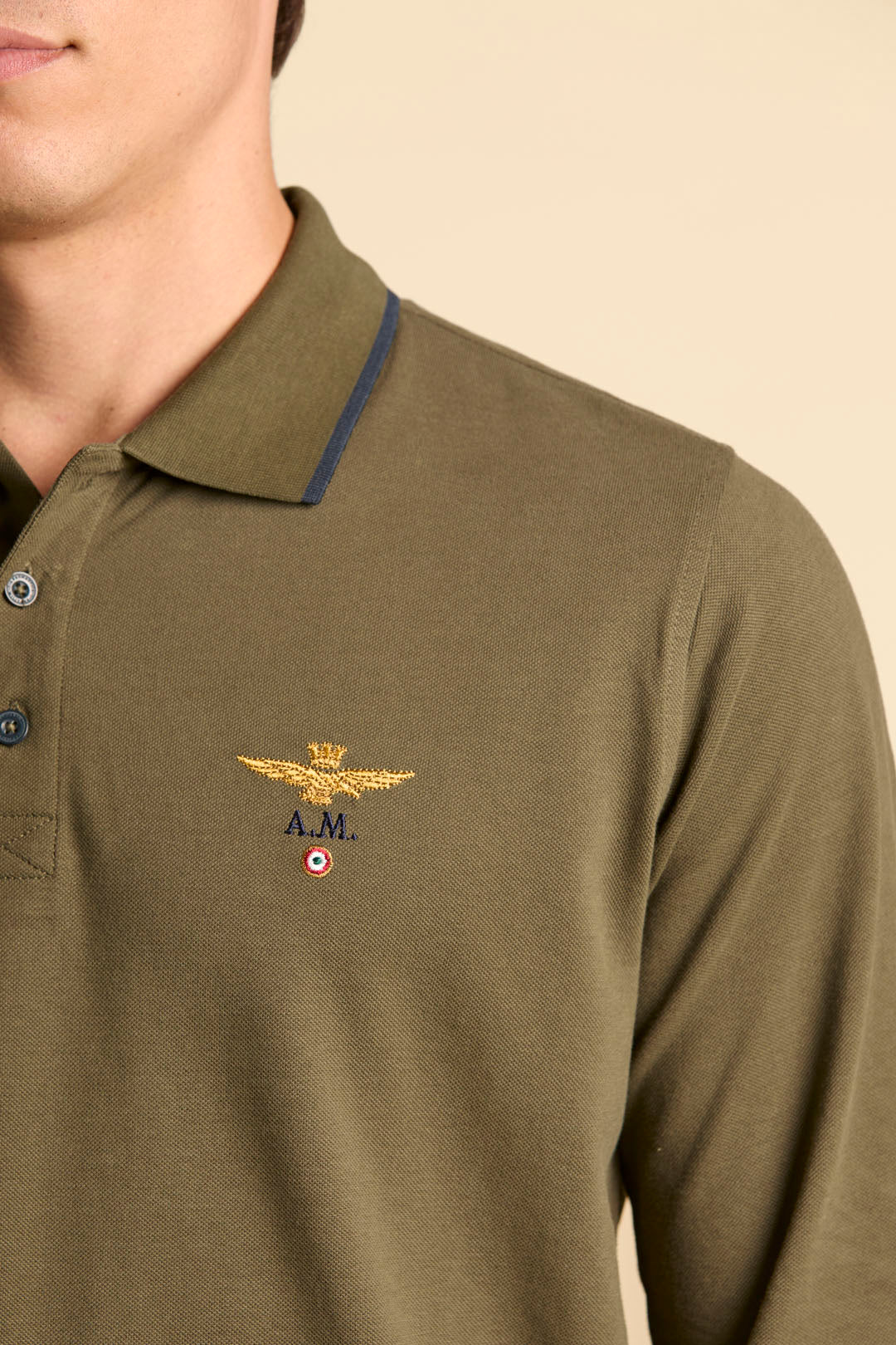 Aeronautica Militare Polo manica lunga