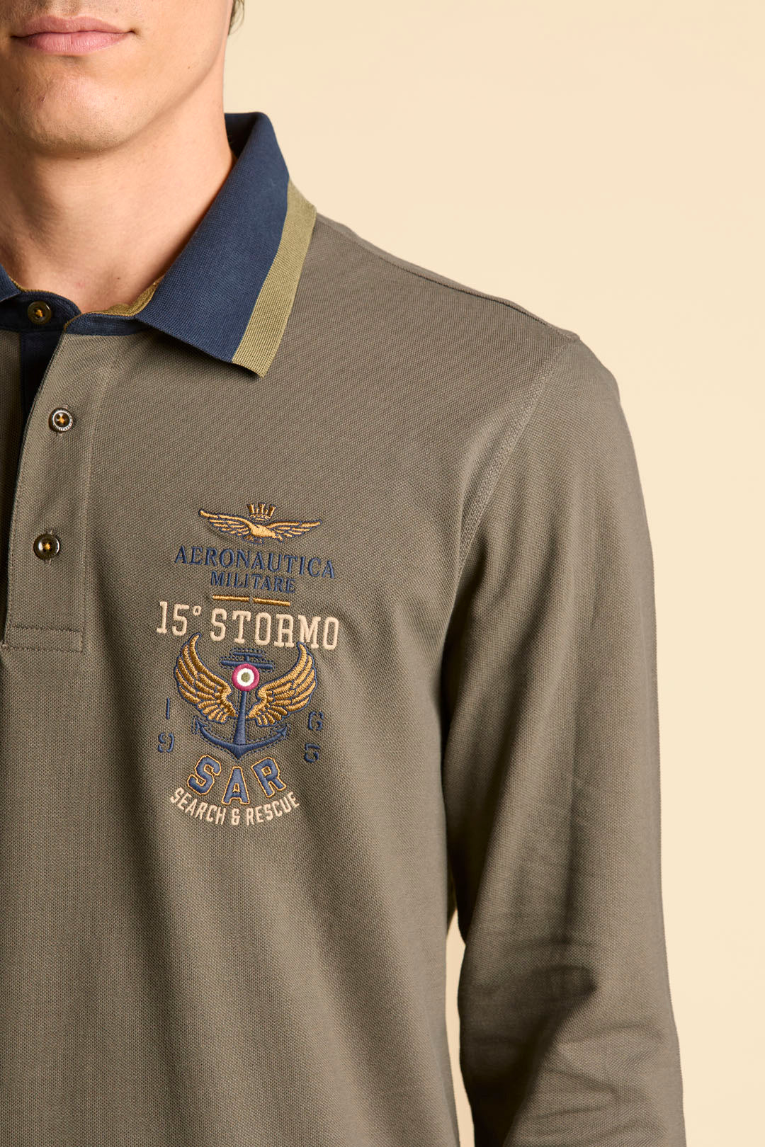 Aeronautica Militare Polo manica lunga