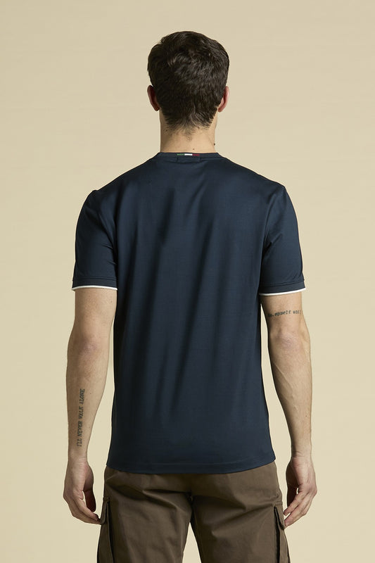 Maglietta girocollo uomo Aeronautica Militare manica corta retro