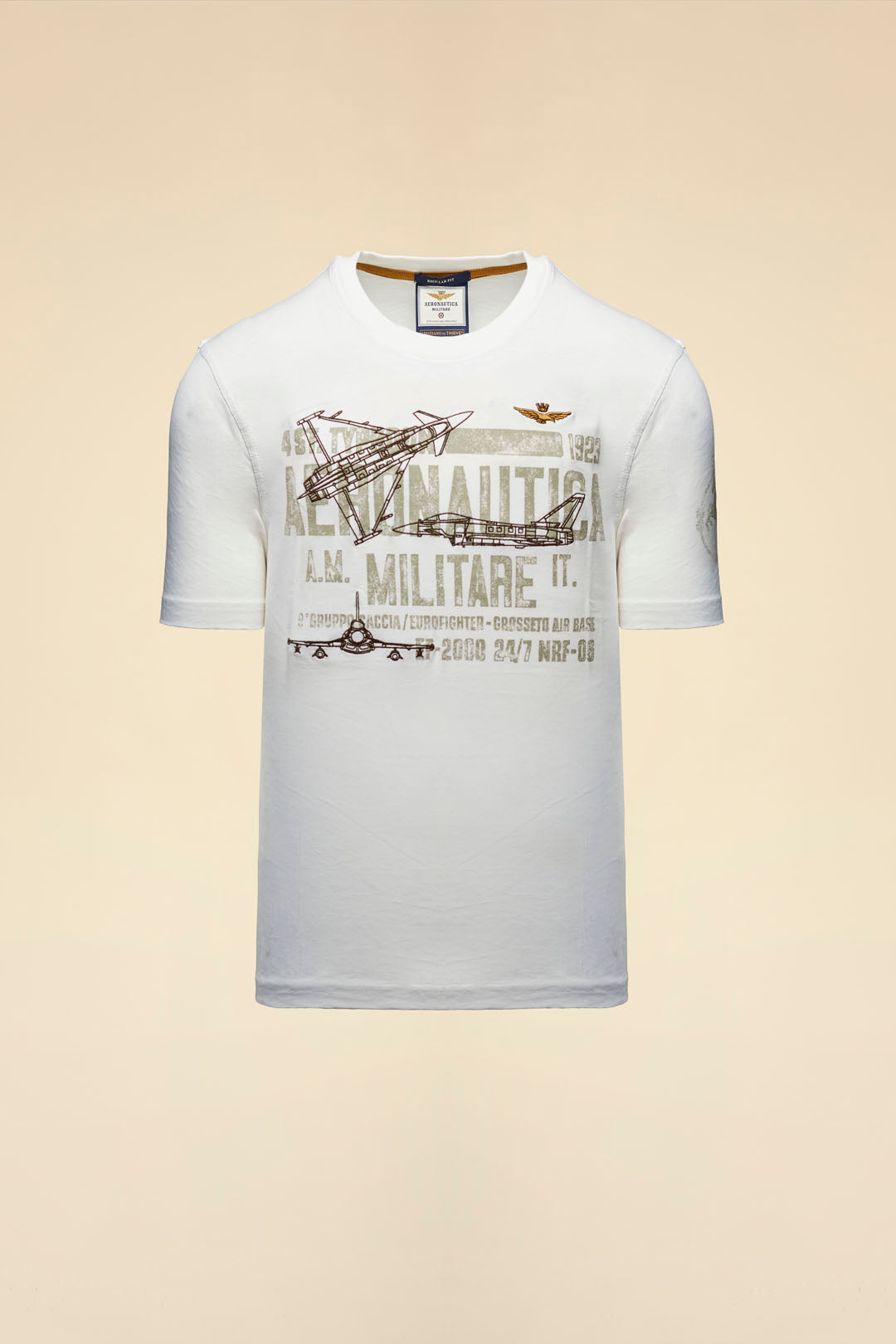 Aeronautica Militare T-shirt uomo girocollo stampa 4° Stormo 261TS2535UJ00641 73062