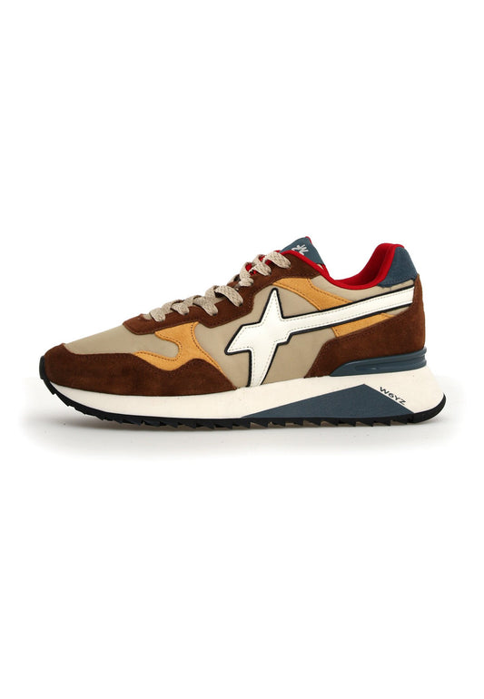 W6yz scarpa uomo home  mod Yak 
Chestnut-Beige-Fire