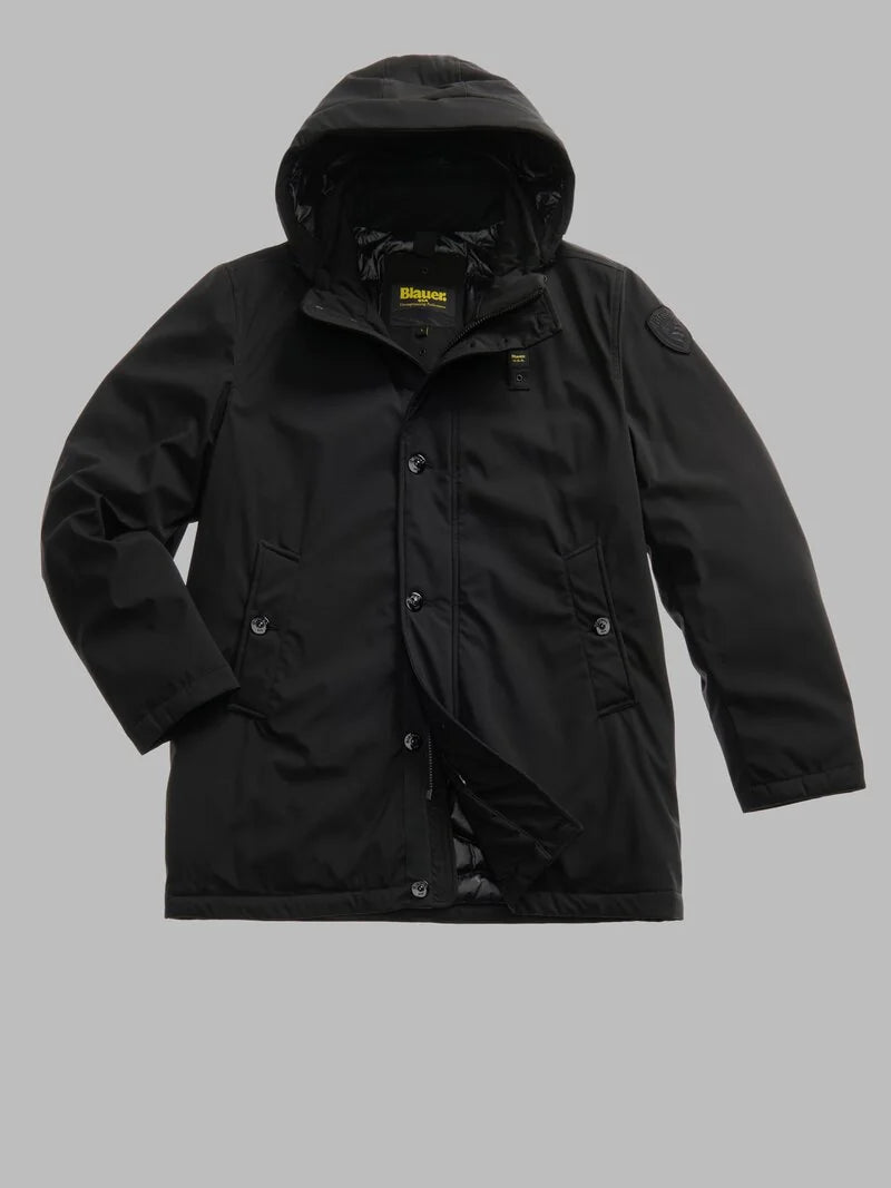 Blauer giubbino uomo parka con cappuccio removibile chester
25WBLUK03142