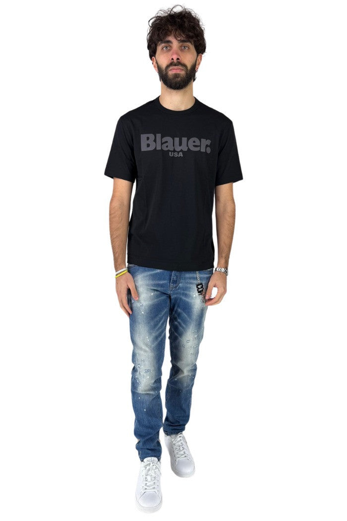 Blauer T-shirt uomo mod Bourne