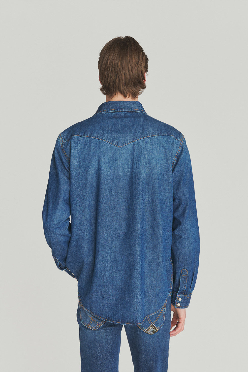 Roy Roger's camicia uomo Martin Bruce denim