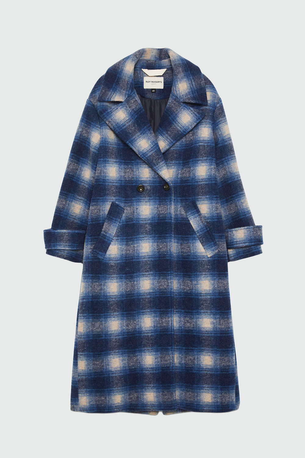 Roy Rogers Women's Coat Double breast check women's outerwear