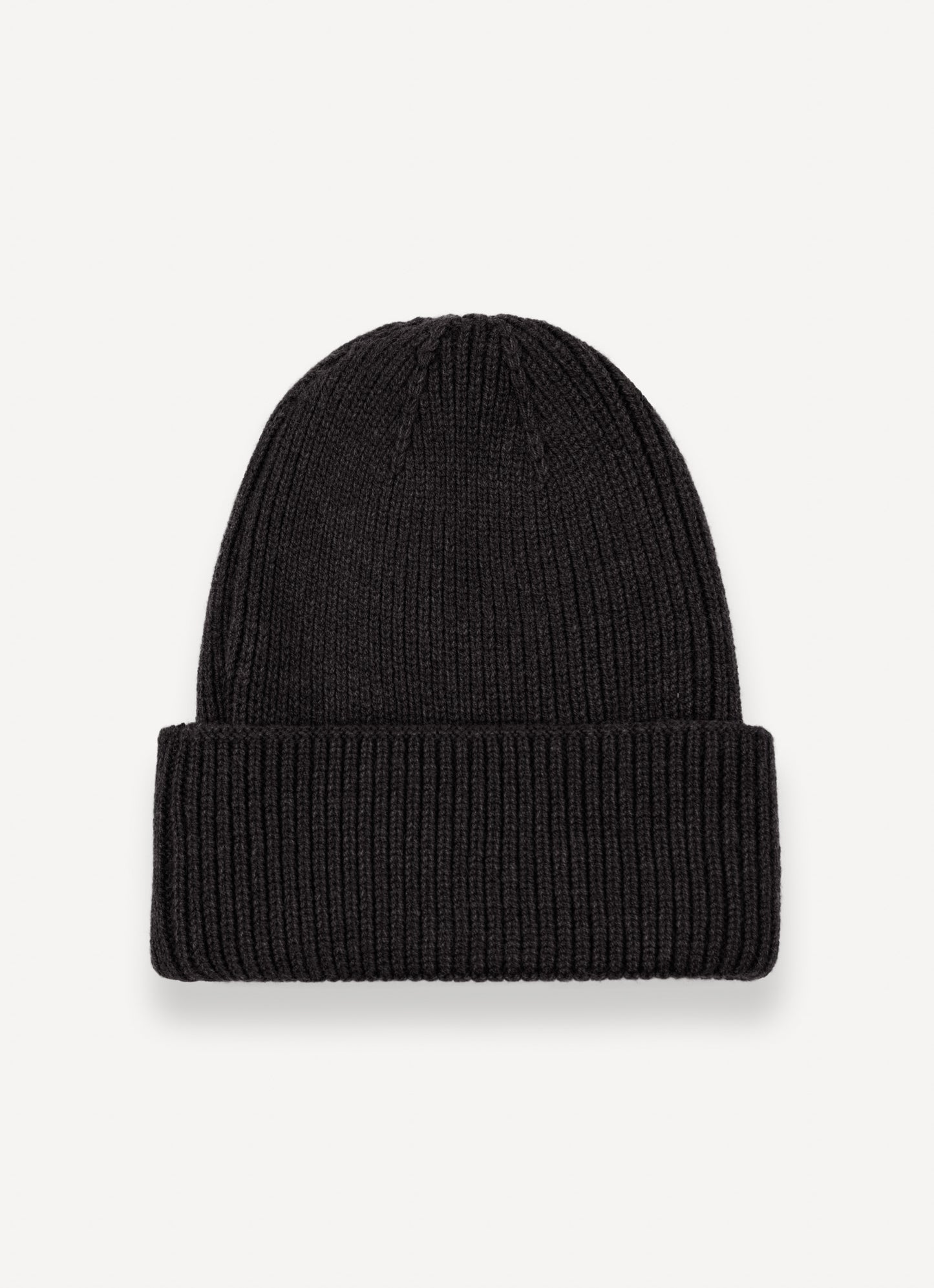 Cappello unisex Colmar nero effetto ciniglia con risvolto e logo laterale dietro