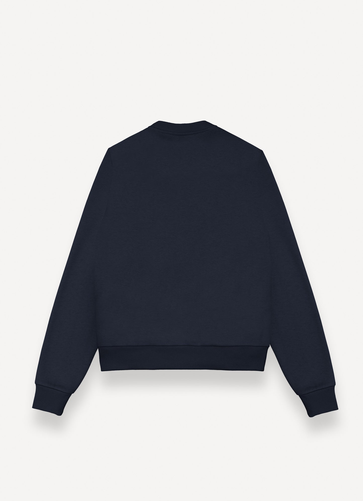 Felpa uomo Colmar Originals girocollo blu in cotone felpato con logo frontale dietro