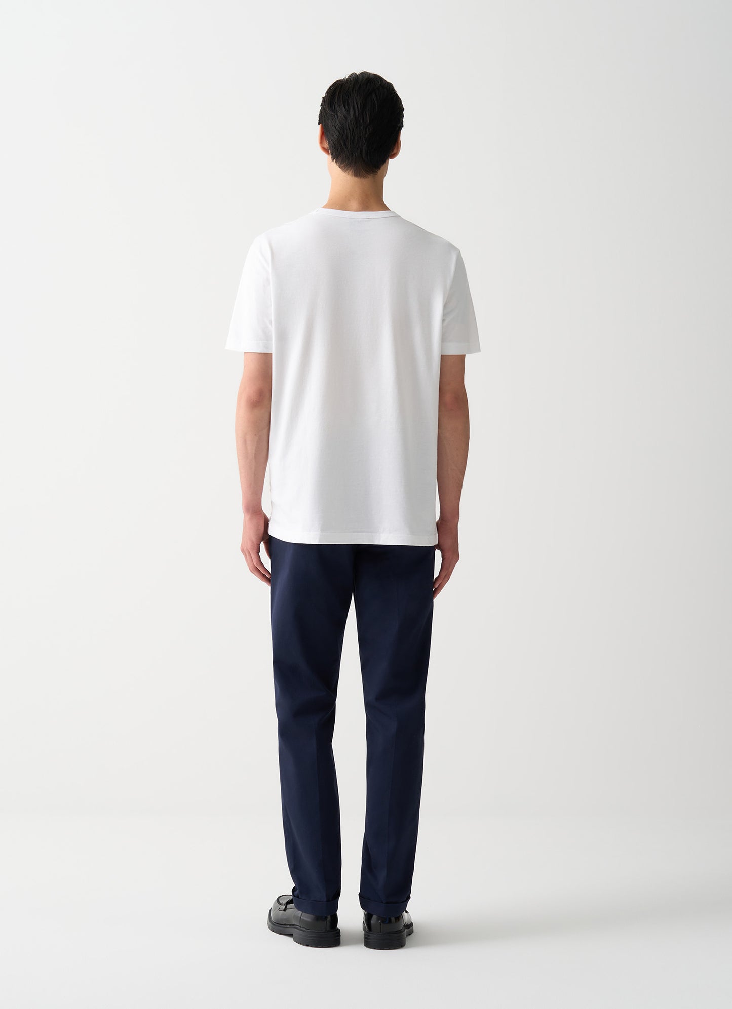 T-shirt uomo Colmar girocollo in cotone bianco con logo tono su tono dietro