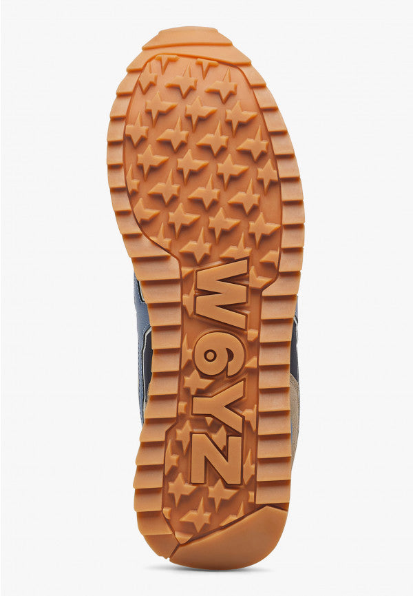 W6yz scarpe uomo Yak Sneakers in tessuto tecnico e suede