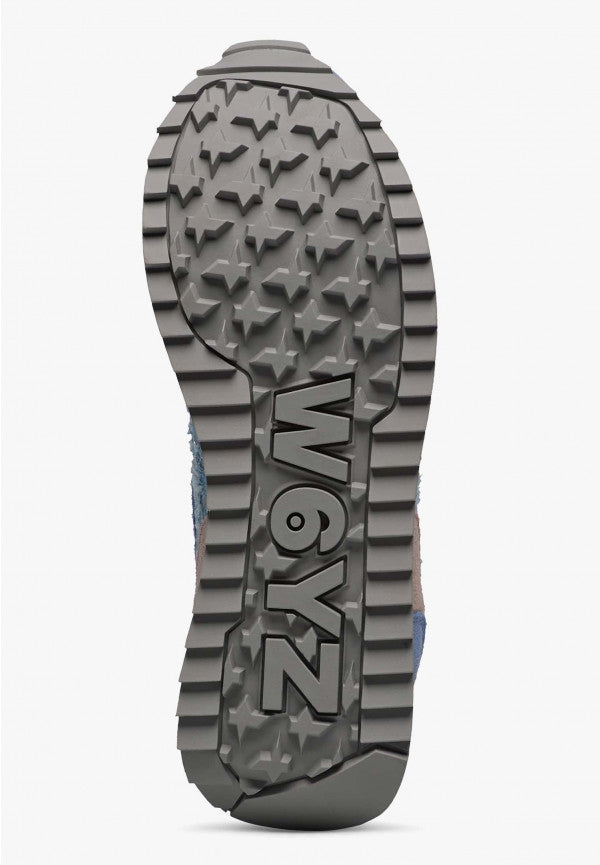 W6yz scarpe donna modello Deva Sneakers in suede e tessuto tecnico