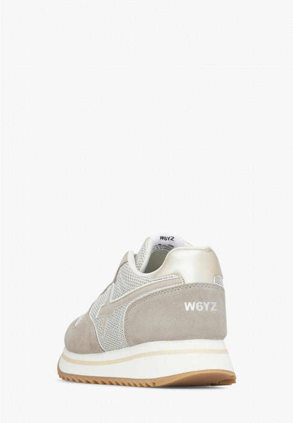 W6yz scarpe donna JET-W. - Sneakers in suede e tessuto tecnico - Nero 2018635141D22