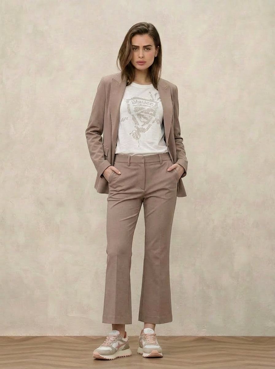 Women's Jacket Circolo 1901 tobacco Stretch Elegant – Model FD3859