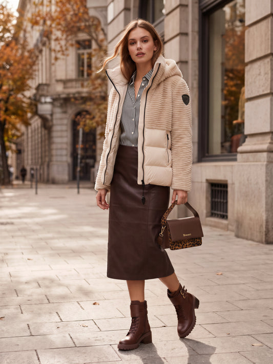 Happy 25 Gonna donna ecopelle mod Monaco 5113 - immagine 2