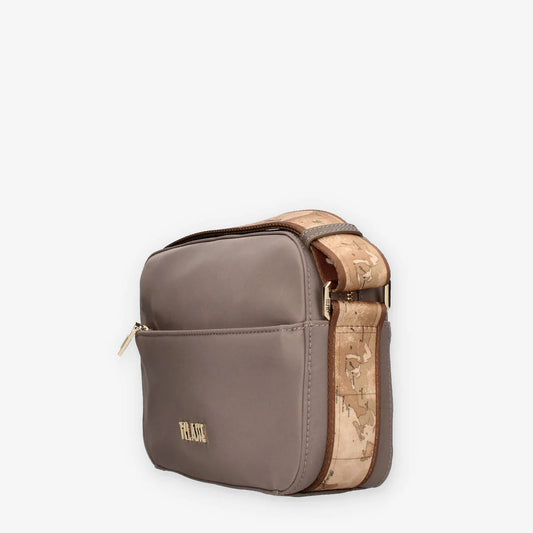 1^ Classe Borsa donna Stormy Nylon tracolla reporter Tortora