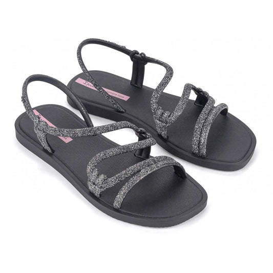 Sandali donna Ipanema Solar Glow Sand con finitura glitter e suola decorata lato destro