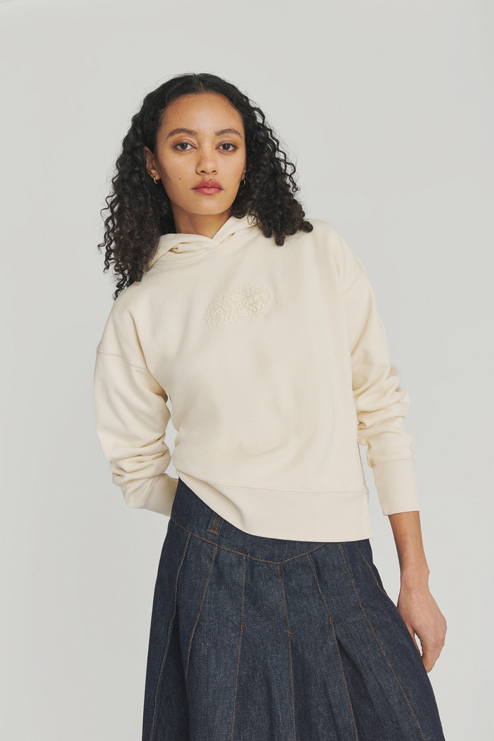 Roy Roger's felpa donna old glory diagonal sweater doily ROG0049CP86XXXX C0281