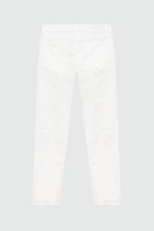 Roy Roger's Pantalone uomo gab elast Read Optic white