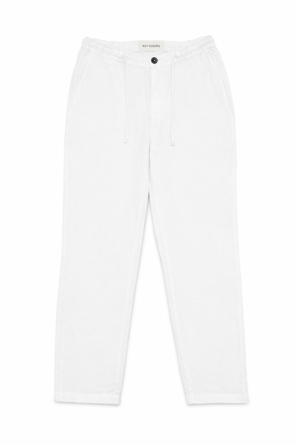 pantalone estivo uomo Roy Roger’s lino leggero bianco