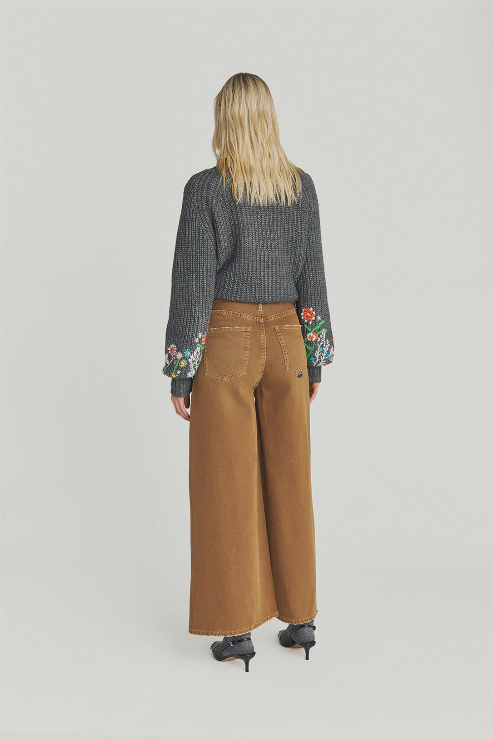 Roy Roger's pantalone donna kaori con effetto vintage