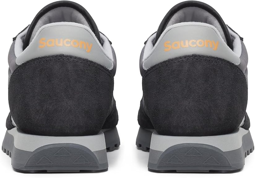Saucony Jazz Original Uomo Dark Grey – dietro