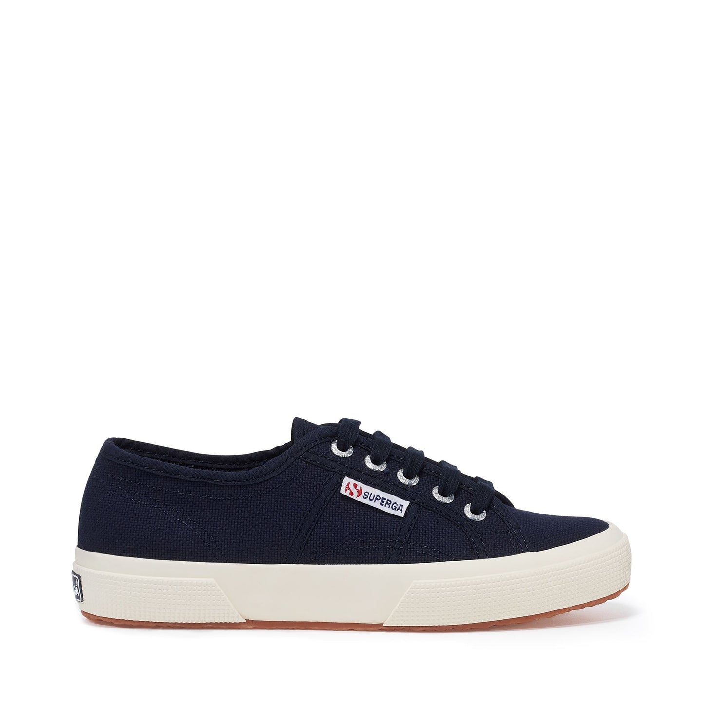 Superga 2750 sneaker donna vegan in tela di cotone traspirante con suola in gomma naturale lato destro