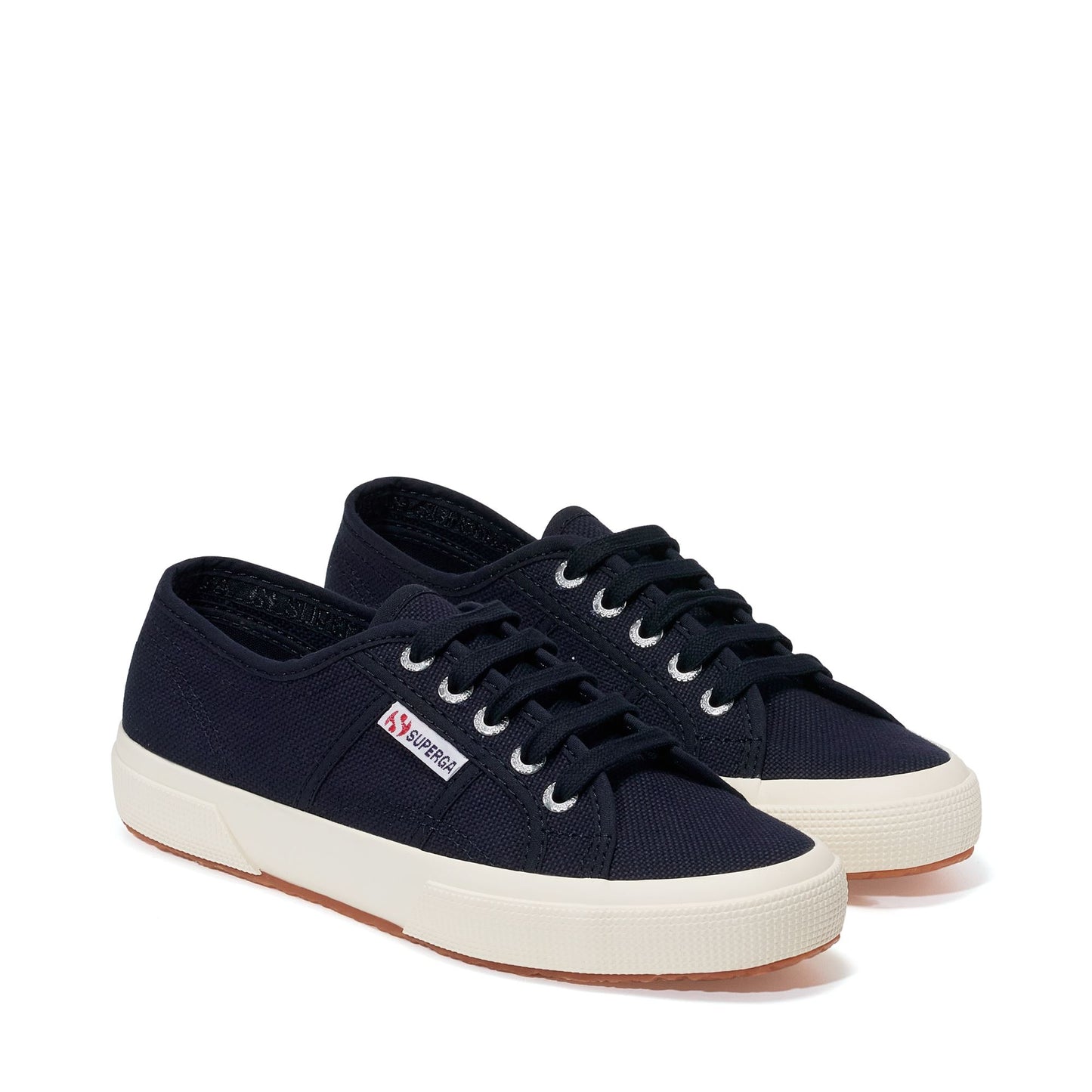 Superga 2750 sneaker donna vegan in tela di cotone traspirante con suola in gomma naturale vista lato