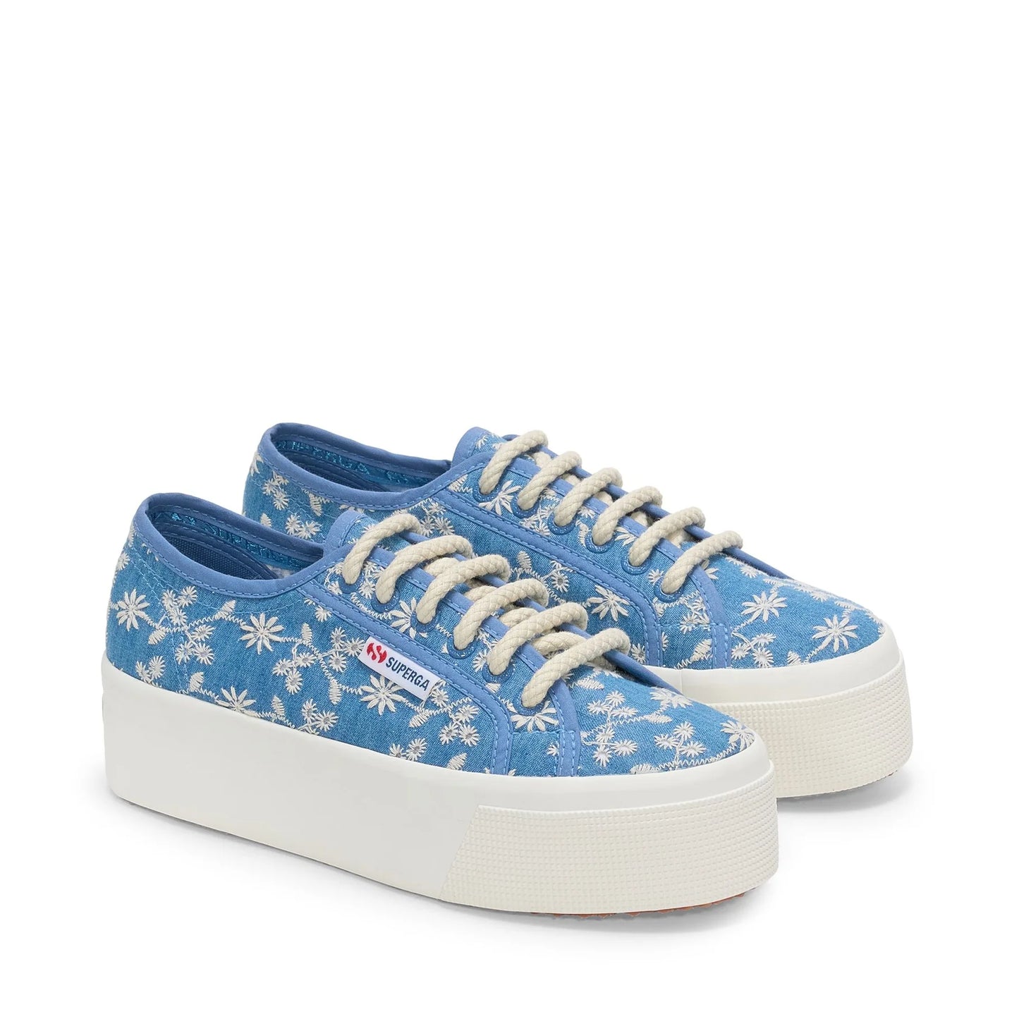 Superga 2790 donna platform sangallo vista laterale sinistra