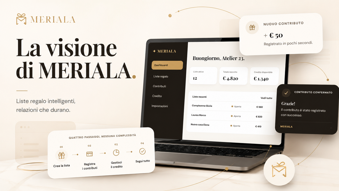 Da Broadway & Co Red nasce MERIALA | Lista regalo digitale