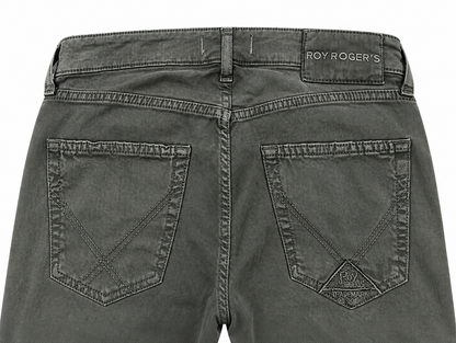 Roy Roger's JEANS uomo 517 Plain MAN Soft bull elast. Crow RRU089CS860127 C0242 - immagine 4
