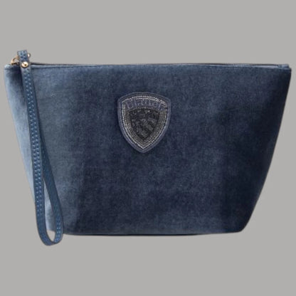 Blauer Borsa pochette donna velvet polyester clutch F6DEBBY01/CLU LIGHT BLU