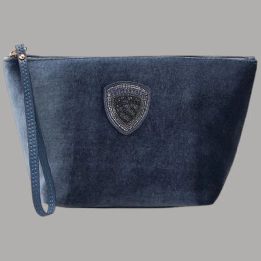 Blauer Borsa pochette donna velvet polyester clutch F6DEBBY01/CLU LIGHT BLU