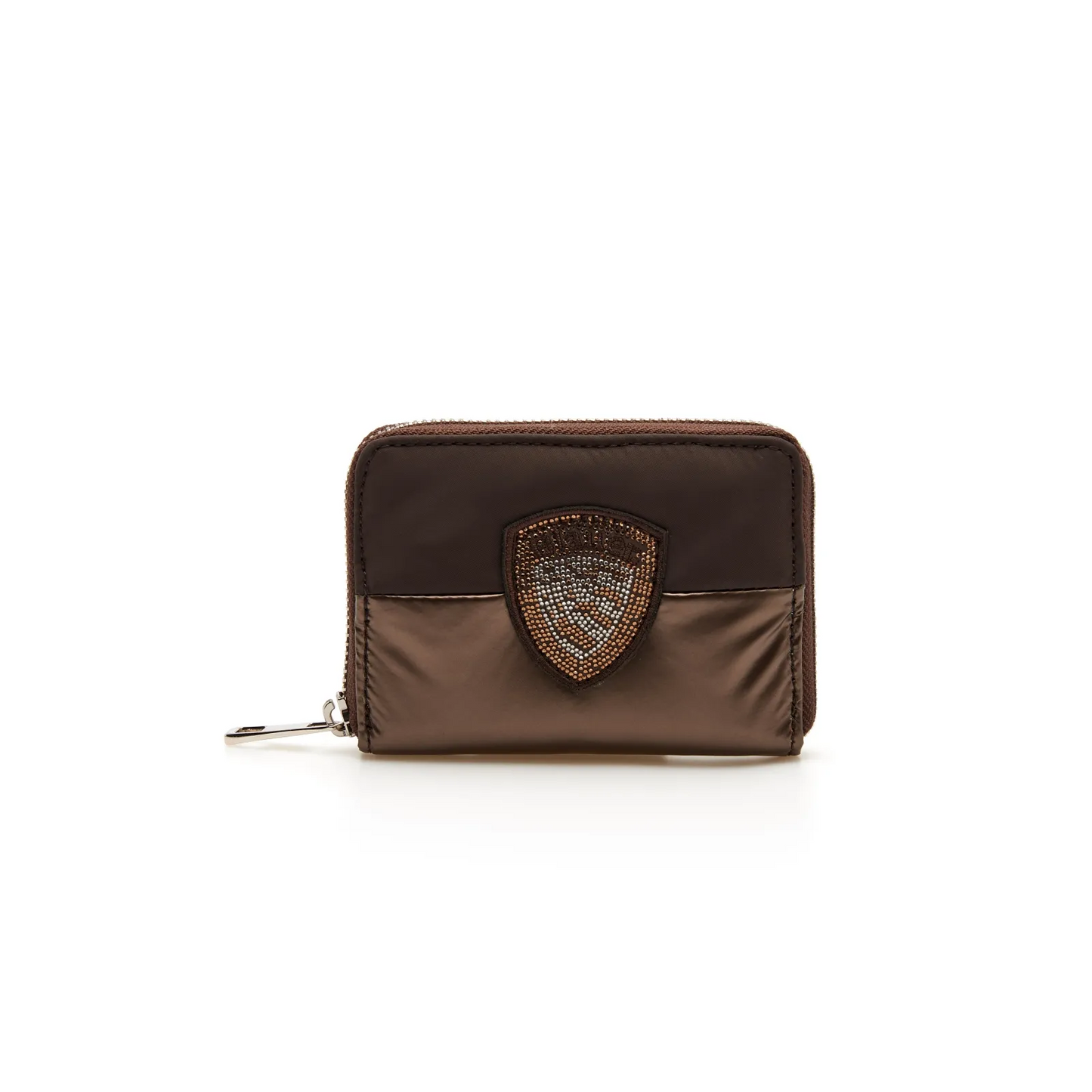 Blauer Portafoglio uomo polyester nylon wallet F6PALM03/PAD DARK BROWN