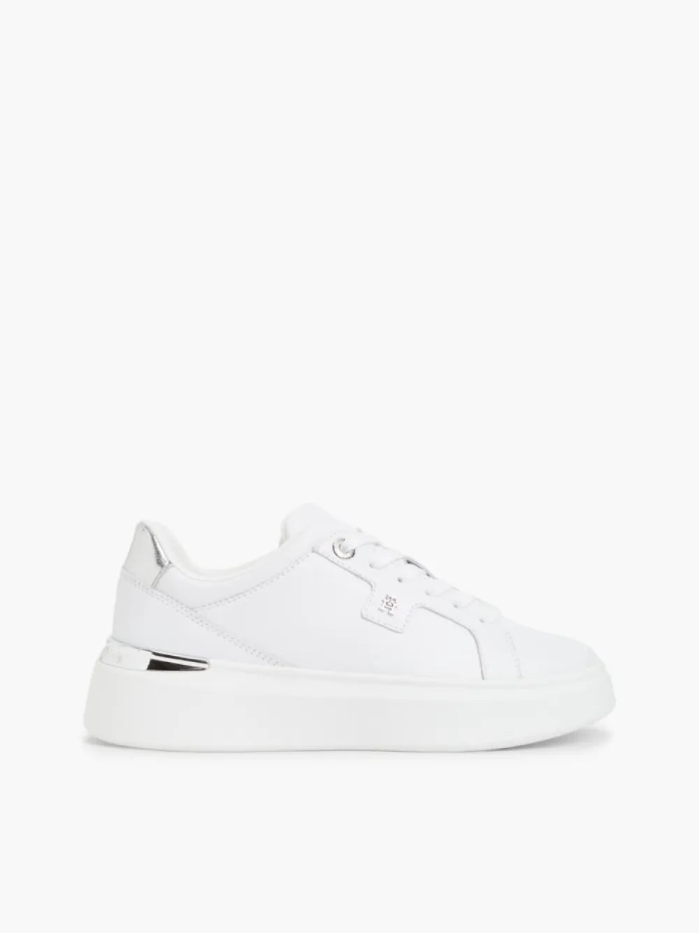 Tommy Hilfiger scarpe donna in pelle Th platform chic sneaker FW0FW096260IO - immagine 1