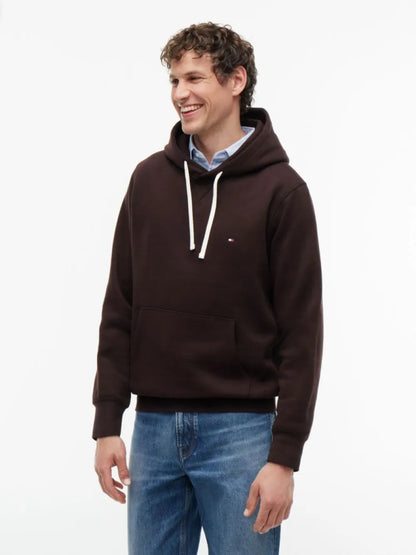 Tommy Hilfiger Felpa uomo in tessuto spazzolato con bandiera MW0MW45189HJT - immagine 1