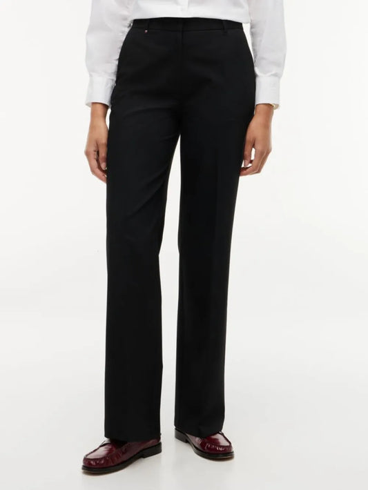 Tommy Hilfiger Pantaloni donna Straight Leg Twill Trousers WW0WW51899BDS