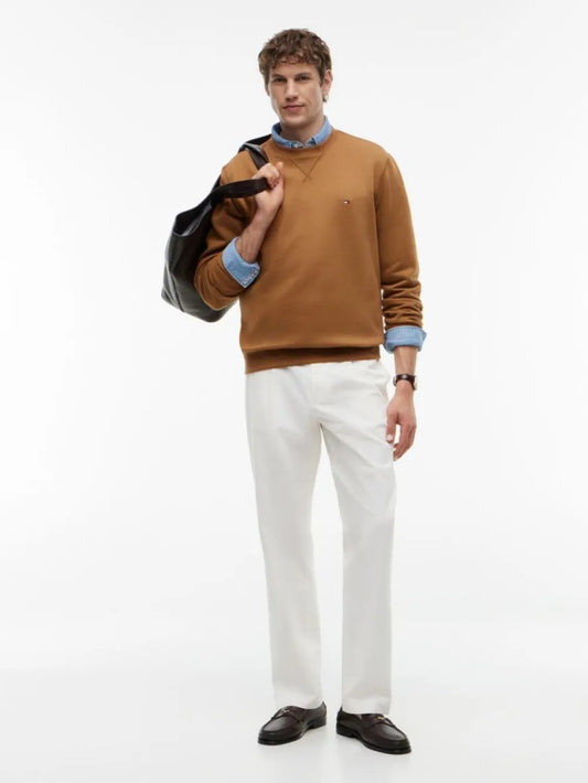 Tommy Hilfiger Felpa uomo Essential Fleece Sweatshirt MW0MW40000GVH