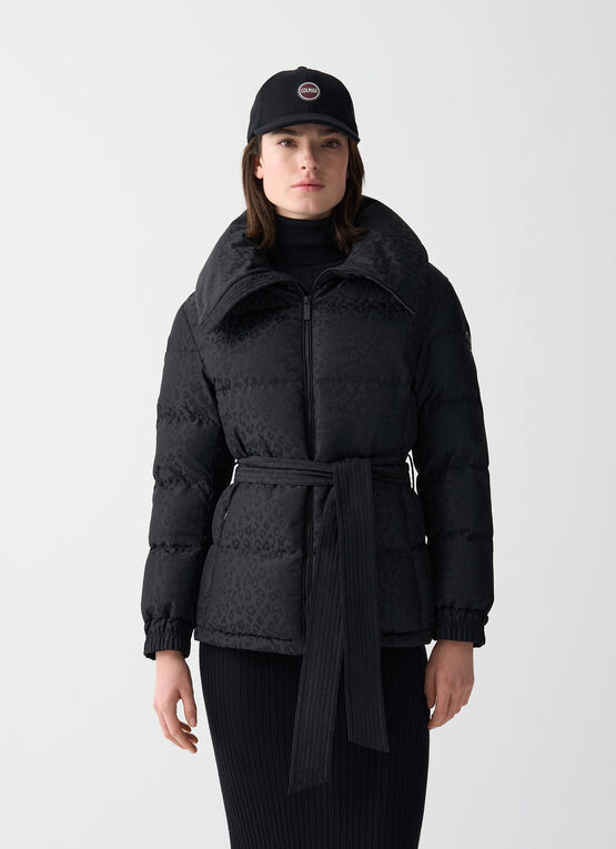 Colmar capospalla donna Piumino animalier con cintura 2211 4ZO 99