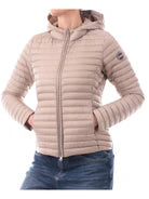 Colmar Women's Down Jacket 2213 9VX lightweight water-repellent with hood – Chipmunk