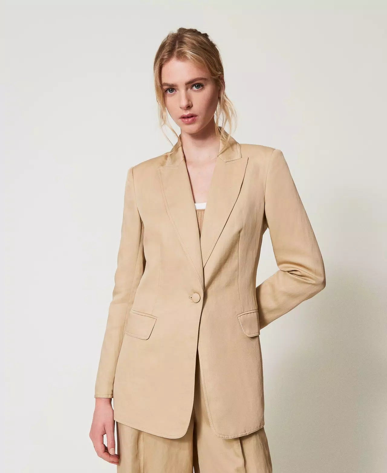 Twinset Giacca donna in misto lino  251TE2140