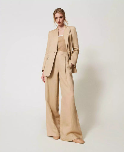 Twinset Giacca donna in misto lino  251TE2140
