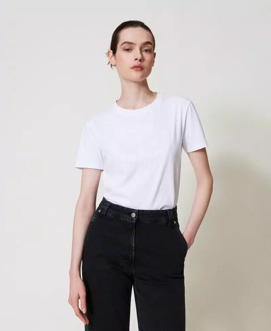 Twinset T-shirt donna con Oval T ricamato 251TP2072