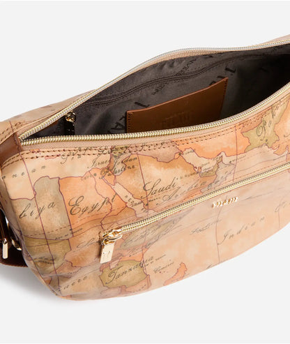 1^ Classe Borsa donna Highland Soft tracolla media Castagna